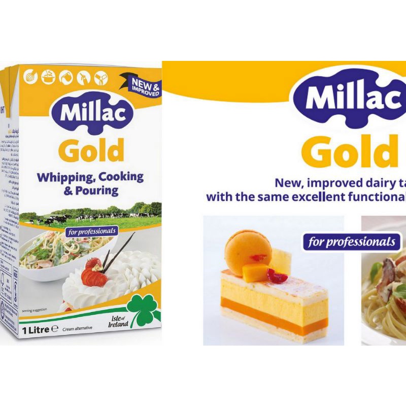 วิปปิ้งครีม Millac Gold (1 Lt)

