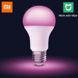 xiaomi mijia philips smart โคมไฟ led สี wifi rgb e27 1600 ล้านพิกเซลใช้แอพสมาร์ทไร้สาย Smart Light App Wireless Control