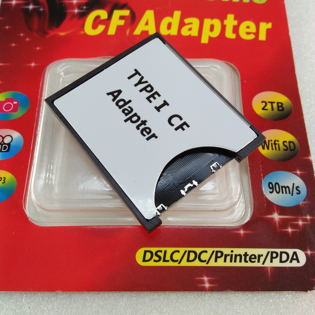 CFอะแดปเตอร์จาก SDการ์ด  (SD To CF Flash Type I Card Reader) สำหรับกล้อง DSLR