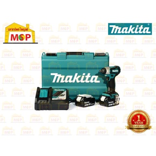 Makita สว่านบล็อกไร้สาย 18V 1/2" DTW181RFE แบต3.0Ahx2+แท่นชาร์จ BL #NT