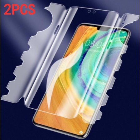 ฟิล์มไฮโดรเจลผีเสื้อสําหรับ Huawei Mate 40 Pro + Mate 30 Pro P40 Pro P30 Pro Honor 50 Pro 30 Pro + V40 Full Body Screen Protector