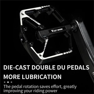 XUESEEE บันไดจักรยาน Ultra-Light Cycling DU Bearing แป้นเหยียบแบบแบน