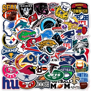 ❉ NFL National Football League Team Logo Series 04 สติ๊กเกอร์ ❉ 54Pcs/Set Rugby DIY Fashion Waterproof Doodle Decals สติ๊กเกอร์