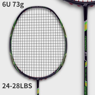 Gy ไม้แบดมินตัน คาร์บอนไฟเบอร์ 6U 73 กรัม 24-28LBS