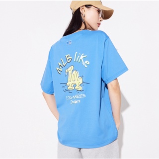 [S-5XL] Mlb LIKE เสื้อยืดแขนสั้น สีขาว แฟชั่นฤดูใบไม้ผลิ สําหรับผู้ชาย และผู้หญิง