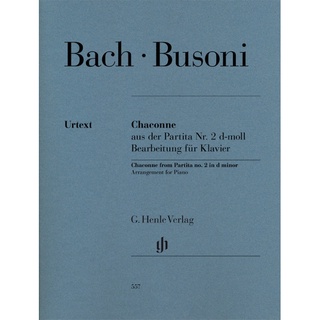 BUSONI Chaconne from Partita no. 2 d minor (Johann Sebastian Bach) (HN557)