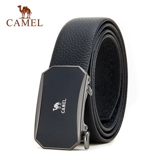 Camel เข็มขัด ชนิดหนังวัวแท้ คุณภาพสูง สำหรับผู้ชาย