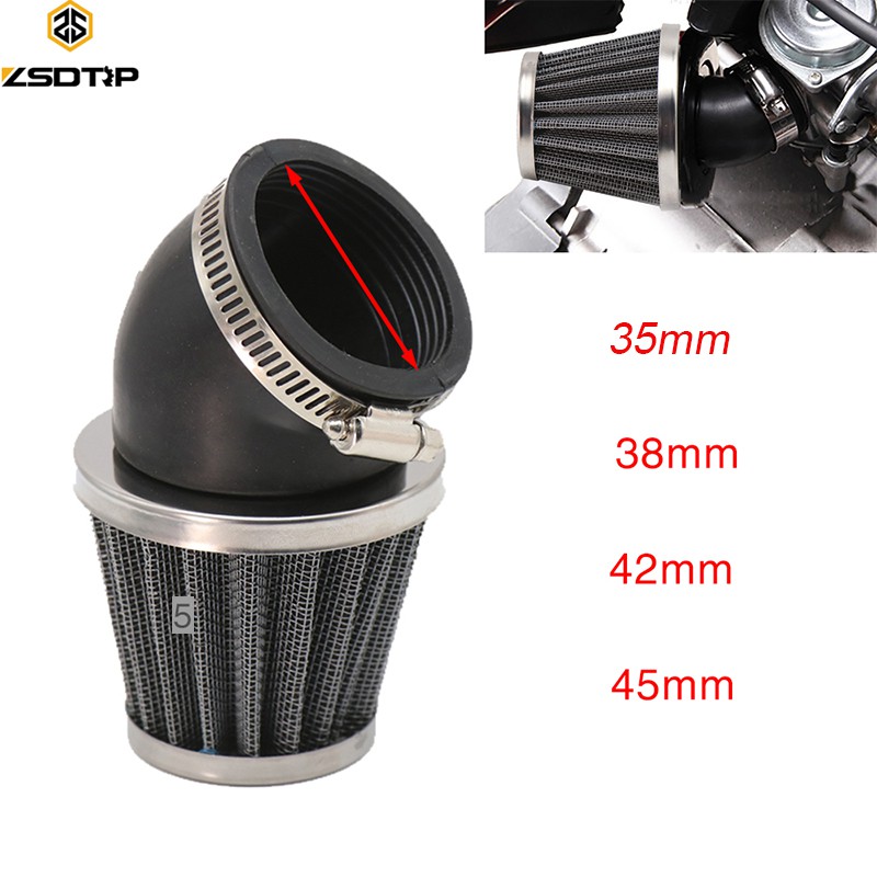 zsdtrp universal ฟิลเตอร์กรองอากาศ 35/38/42/48 มม. สําหรับรถจักรยานยนต์ สกูตเตอร์ ATV
