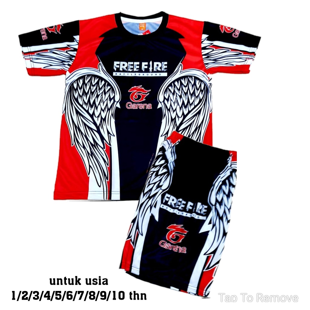 Free Fire Mobile Legends Gaming Clothes Set EVOS ROAR ONIC ALTER EGO MOBILE LEGENDS HERRO RRQ ตัวอัก