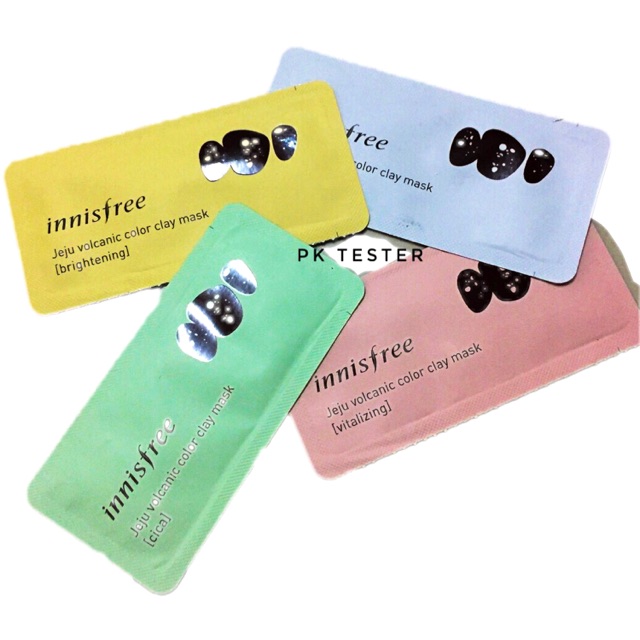 Innisfree jeju vocanic color clay mask 2 ml