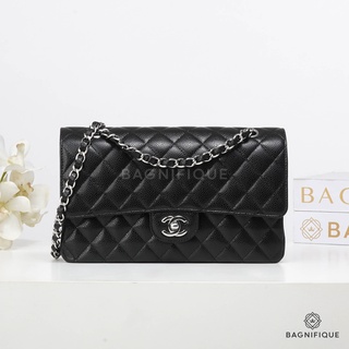 CHANEL CLASSIC 10 BLACK CAVIAR SHW