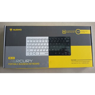 KEYBOARD USB KEYBOARD Mini ยี่ห้อ NUBWO รุ่น NK-35