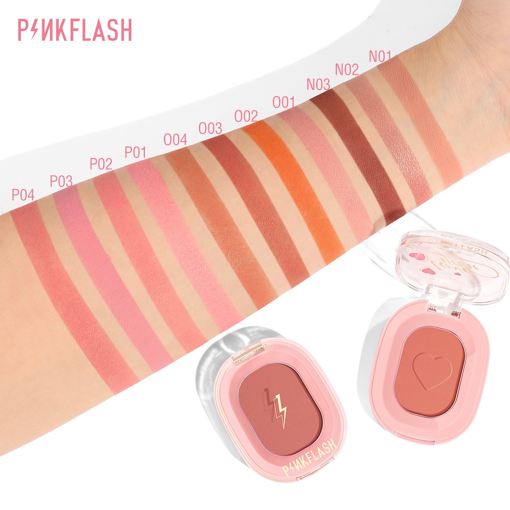 Pinkflash Ohmyhoney บลัชออน ปัดแก้ม สีธรรมชาติ ติดทนนาน #8