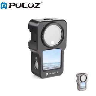 PULUZ Housing Shell CNC Aluminum Alloy Protective Cage for DJI Action 2 Sports Action Camera