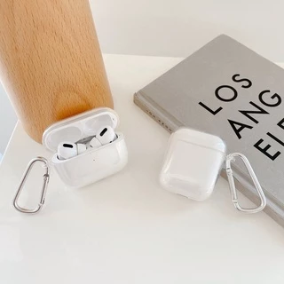 เคสหูฟังคริสตัลสำหรับ Compatible for AirPods 1/2/3/4 Pro ซิลิโคนใสฝาครอบป้องกัน