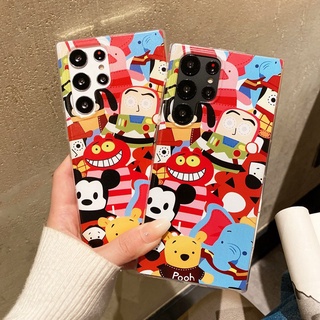 เคสโทรศัพท์มือถือแบบนิ่ม ลายการ์ตูนหมีพูห์ มิกกี้เมาส์น่ารัก สําหรับ Samsung Galaxy M53 M33 M23 A73 A53 A33 A22 A32 5G A52 A52S A72 A42 M42 A12 M12 5G A23 A13