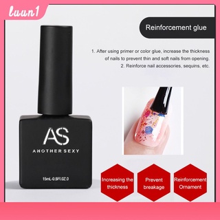 ยาทาเล็บ AS น้ำยาทาเล็บเจล รวมน้ำยา Basegel Topgel เบสเจล ท็อปโค้ท ไพร์มเมอร์ 15ml