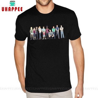 เสื้อเชิ้ตแขนสั้น คอกลม ลาย Shameless Us 100 สีดํา สไตล์คลาสสิก สําหรับผู้ชาย FKadoc04OGjjcc71S-5XL