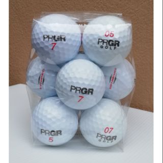 ลูก​กอล์ฟ​ PRGR Soft DISTANCE มือสอง 12ลูก  70-80​%