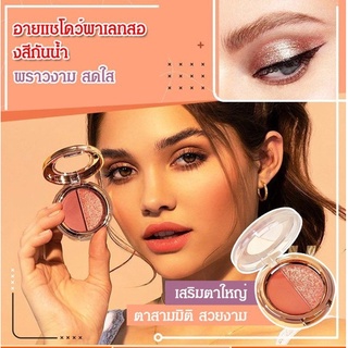 อายแชโดว์พาเลทสองสีกันน้ำ