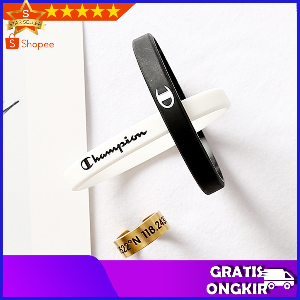 ผู้ชาย BRACELET - CHAMPION BNW RUBBER BRACELET