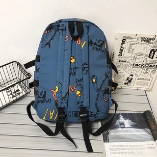 ⚡️แถมพวกกุญแจตุ๊กตา ⚡️ความจุสูงกระเป๋าเป้ผู้ชาย Backpack กระเป๋าเป้แฟชั่น ใหม่ ทรงเรียบ จุของได้เยอะ ระบายอากาศดี กันน้ำ