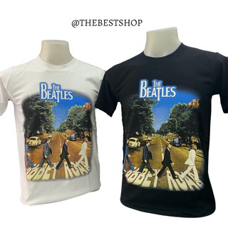 คอตต้อนคอกลมเสื้อยืดลายวง The Beatles พร้อมส่ง สกรีนสวย สกรีนไม่มีลอก ได้ไปต้องมาซื้อซ้ำแน่นอน!!S-5XL