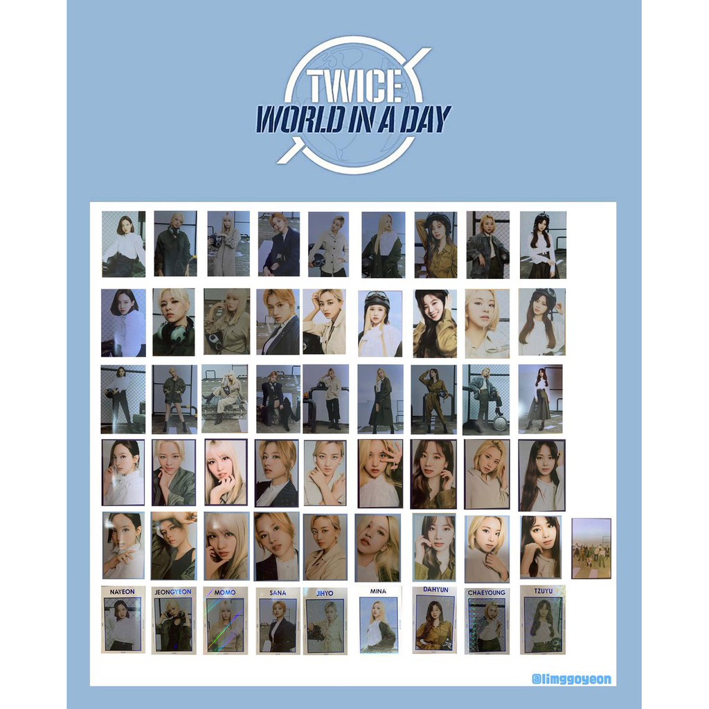 [MERCH] TWICE Offical Trading Card: Twice World ในวัน
