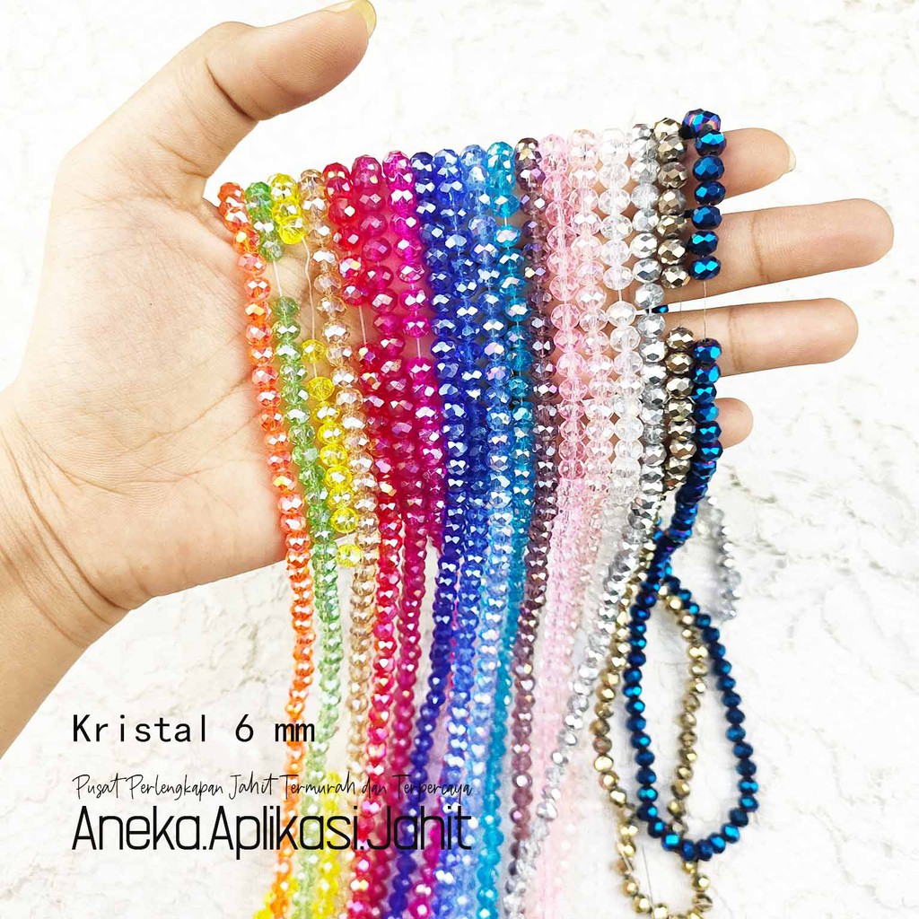 [1/2] 6MM BAKPAU CZECH CRYSTAL / 6MM CZECH BAKPAU SEWING CRYSTAL