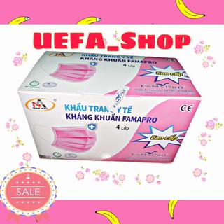 แมสนก ชมพู FAMAPRO แท้ หนา 4 ชั้น UEFA_Shop