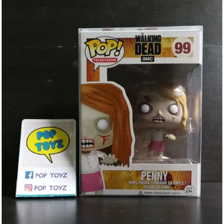 FUNKO POP WALKING DEAD Zombie Penny 99 ของแท้ งานเก่าเลิกผลิตแล้ว หายากสุดๆ แถมกล่องใส พร้อมส่ง figure ซอมบี้ ฟิกเกอร์