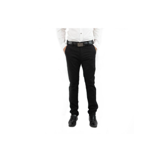 Razway กางเกงสแล็ค ผ้ายืด ทรงกระบอกเล็ก กางเกงสแลคชาย สีดำ รุ่น RZ605