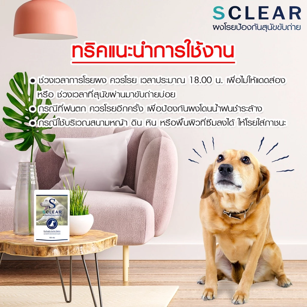 ผงไล่สุนัข/หมาจร ไม่ทำร้ายสัตว์ ใช้ได้ในบ้านและนอกบ้าน thumbnail 7