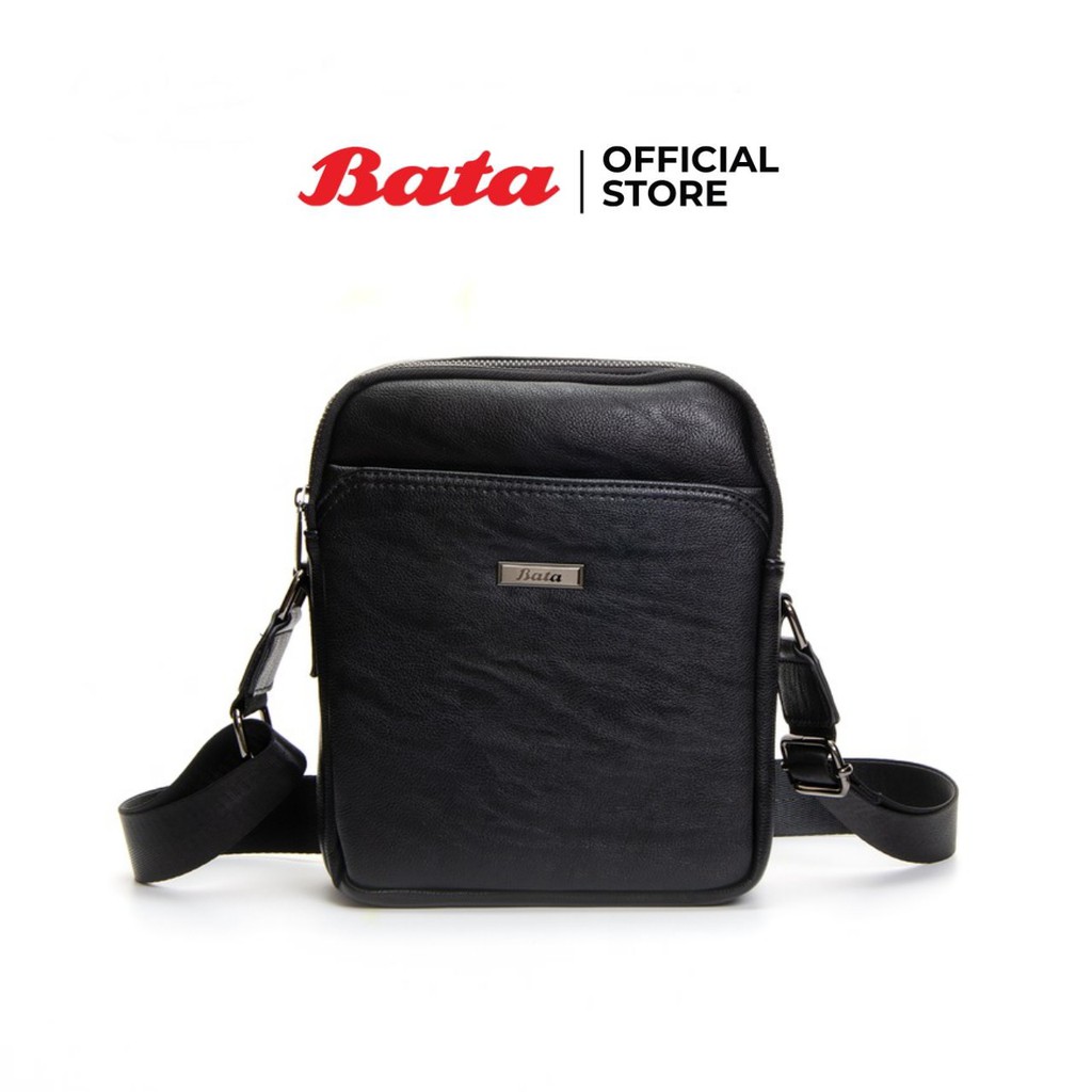 Bata MENS BAGS CROSS BODY กระเป๋าสะพายข้างชาย สีดำ รหัส 9926602