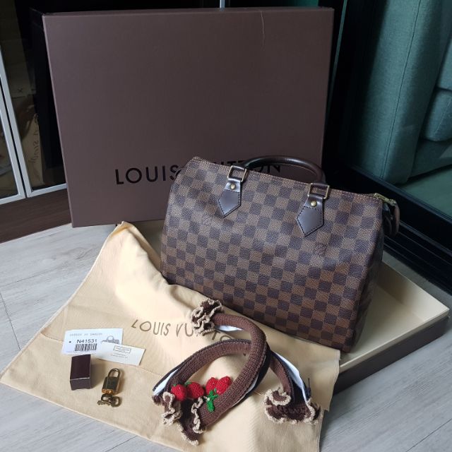 Used Lv speedy30 damier dc10