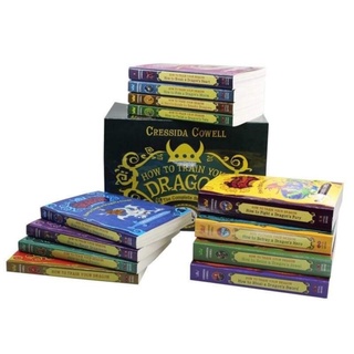 หนังสือชุด How to Train Your Dragon  12 เล่ม ววรณกรรมเยาวชน ภาษาอังกฤษ หนังสือเด็กพร้อมส่ง