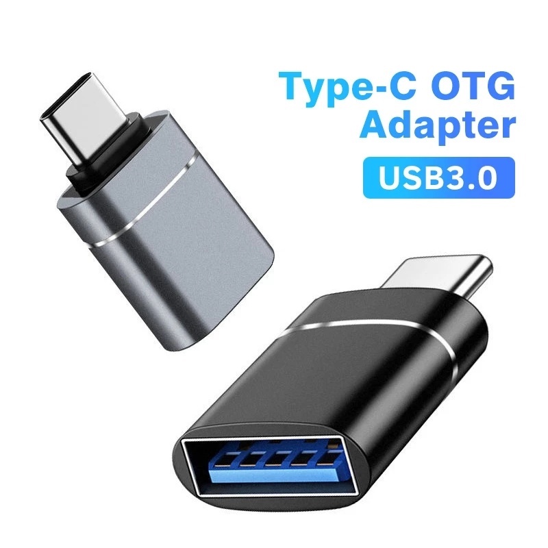 【สต็อกพร้อม】[1Pcs USB Type C OTG Adapter][USB C to USB 3.0 Adapter Type-C OTG Cable]