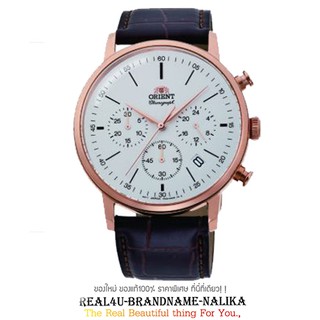 แท้💯% นาฬิกาข้อมือ Orient Classic Quartz สายหนัง รุ่น RA-KV0403S