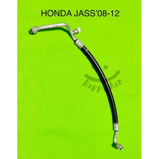 ท่อแอร์ สายแอร์ (HIGH) HONDA JAZZ ปี2008-2012 แท้ คอม-แผงร้อน สายกลาง ฮอนด้าแจ็ส