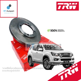 TRW (1แผ่น) จานดิสเบรกหลัง Isuzu Mu-X ปี15-20 / จานดิสเบรค จานเบรก MuX Mu X / DF8059