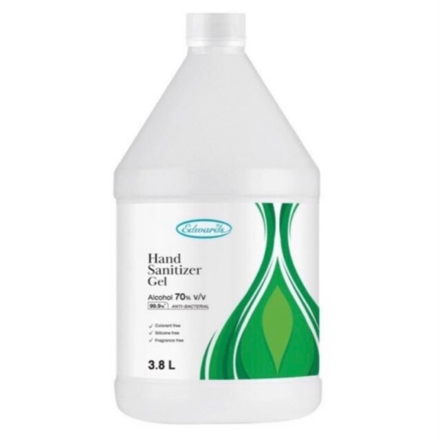 เจลล้างมือ Edwards Hand Sanitizer gel 3.8ลิตร (พร้อมส่ง) แอลกอฮอล์ 70% v/v