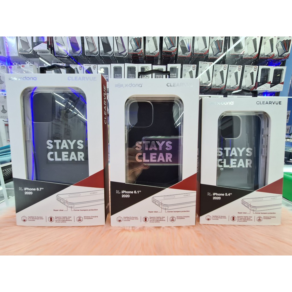 X-Doria CLEARVUE เคสใส For iPhone 12 Pro Max 12 Pro 12 12 mini 11 Pro