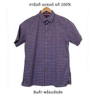 เสื้อเชิ้ตผู้ชาย แขนสั้น แบรนด์เนม Banana Republic แบรนด์แท้ มือสอง