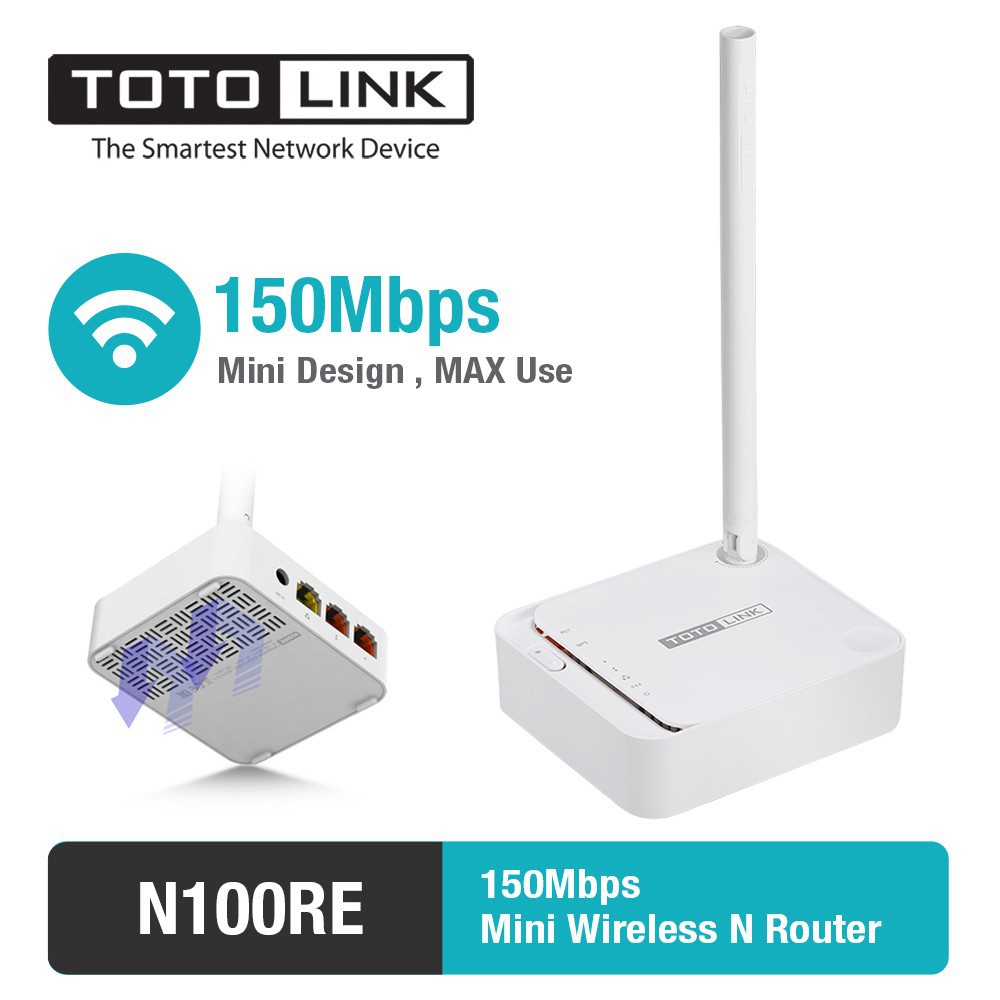 TOTOLINK N100RE 150Mbps Mini Wireless Router TOTOLINK N100 RE