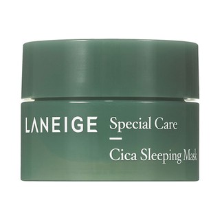 Laneige Cica Sleeping Mask - 10ml มาร์คลาเนจ ซิก้า ผิวแพ้ง่ายใช้ได้สำหรับผู้ที่มีปัญหาสิว [แท้100%/พร้อมส่ง]