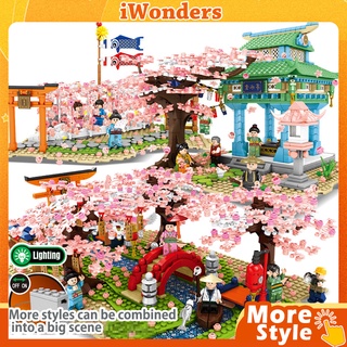 ของเล่นโมเดลตัวต่อโมเดลเซนบอน Torii สไตล์ญี่ปุ่น DIY