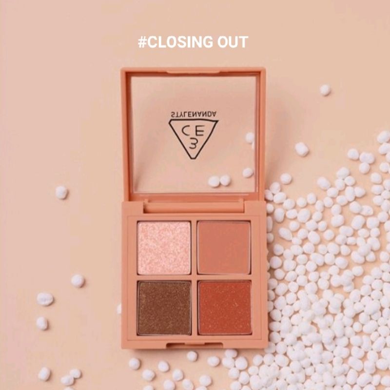 (ของแท้/ส่งไว) 3CE อายแชโดว์ พาเลทตา ทาตา โทนน้ำตาล ส้ม #CLOSING OUT 3 CE MINI MULTI EYE COLOR PALET
