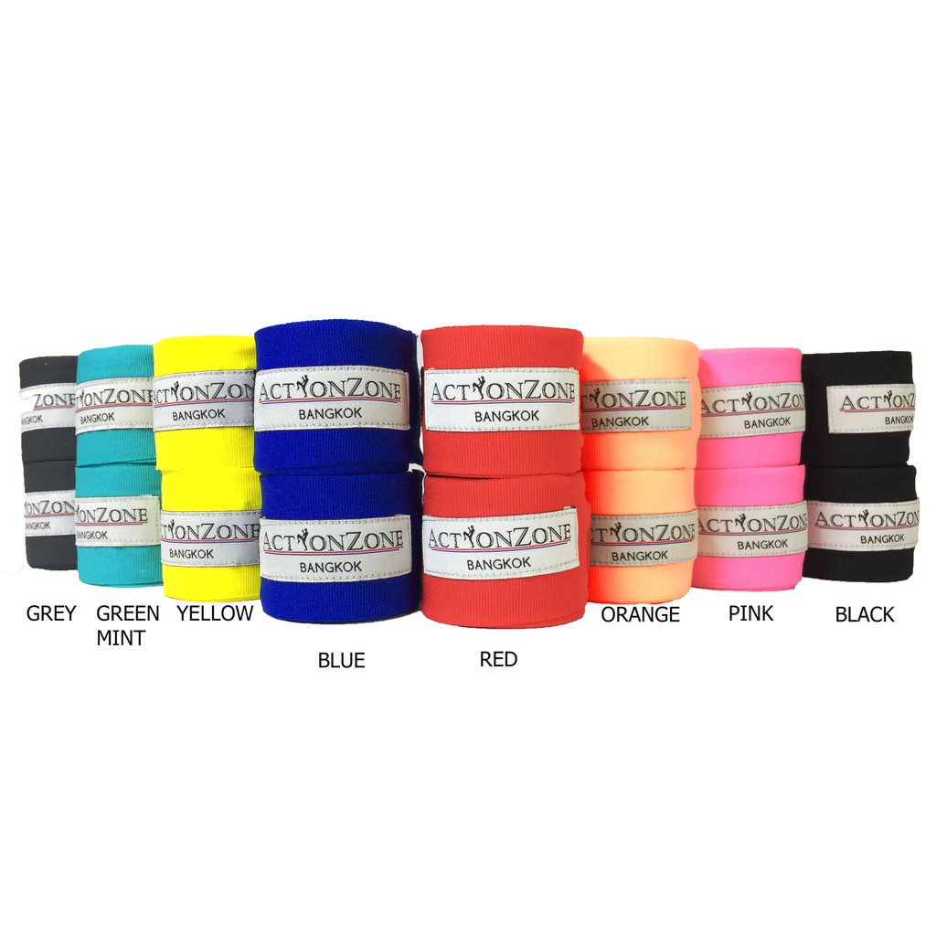 ผ้าพันมือนักมวย Muaythai Premium Handwraps ผ้าพันมือมวยไทย ผ้ายืด รุ่นกระชับ (ราคาต่อคู่)