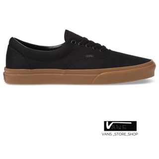 VANS ERA BLACK GUM SNEAKERS สินค้ามีประกันแท้