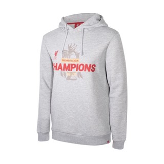 [ของแท้] เสื้อ Hood champion 19/20 สีเทา ลายฉลองแชมป์พรัเมียร์ของใหม่ ป้ายห้อย